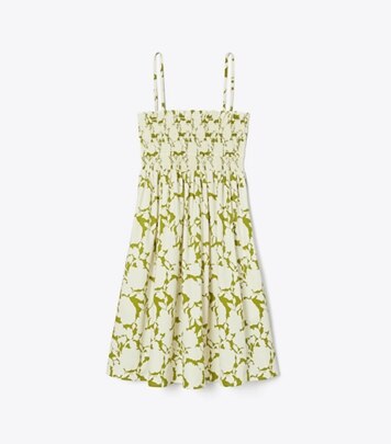 Floral Cotton Poplin Dress: Women's Designer Dresses | Tory