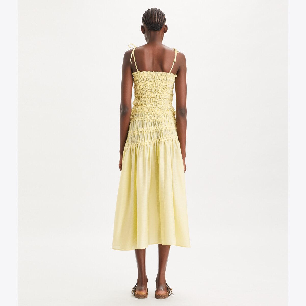 SMOCKED VISCOSE TOP - thumbnail 4