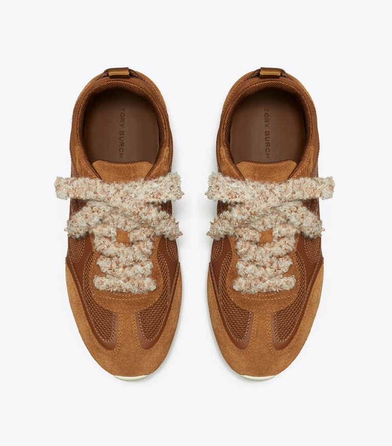 Tory Burch designer sneakers Sneaker Field in COGNAC BROWN additional
