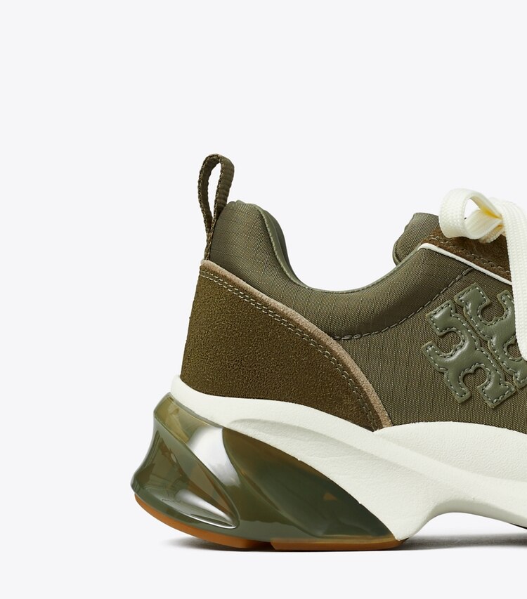 Tory Burch designer sneakers Sneaker Good Luck in DARK OLIVE / DARK OLIVE/ ANETO dettaglio