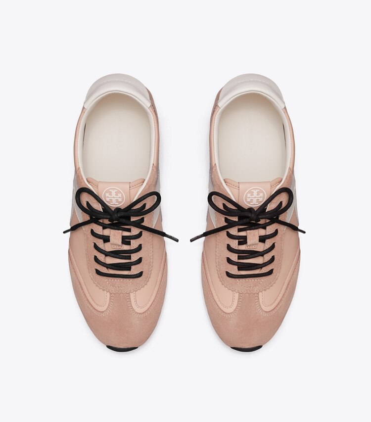 Tory Burch designer sneakers Sneaker Hank Field in DUSTY ROSE / MALVA / CREAM superiore