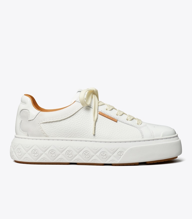 Tory Burch designer sneakers Sneaker Ladybug in WHITE / WHITE / WHITE angle