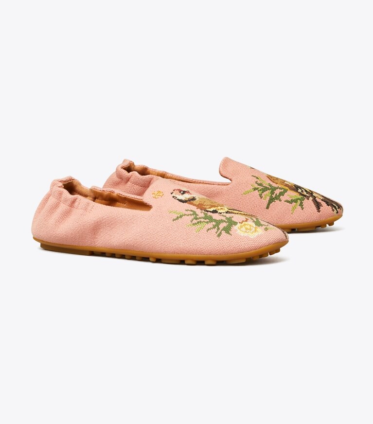 Tory burch best sale ruby smoking slipper