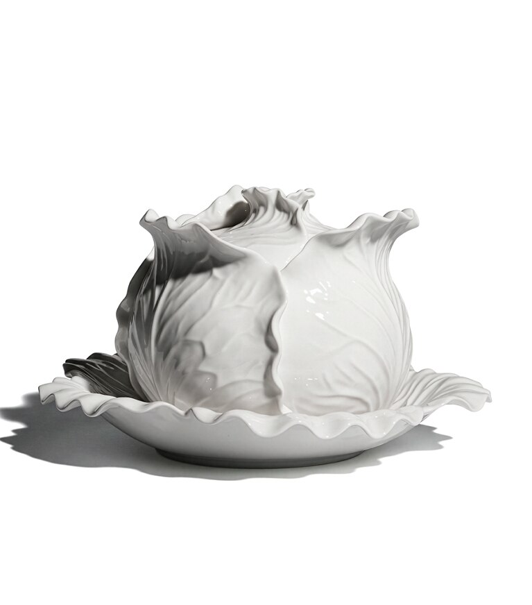 Tory Burch designer vaisselle Soupière collection Lettuce dans White supplémentaire