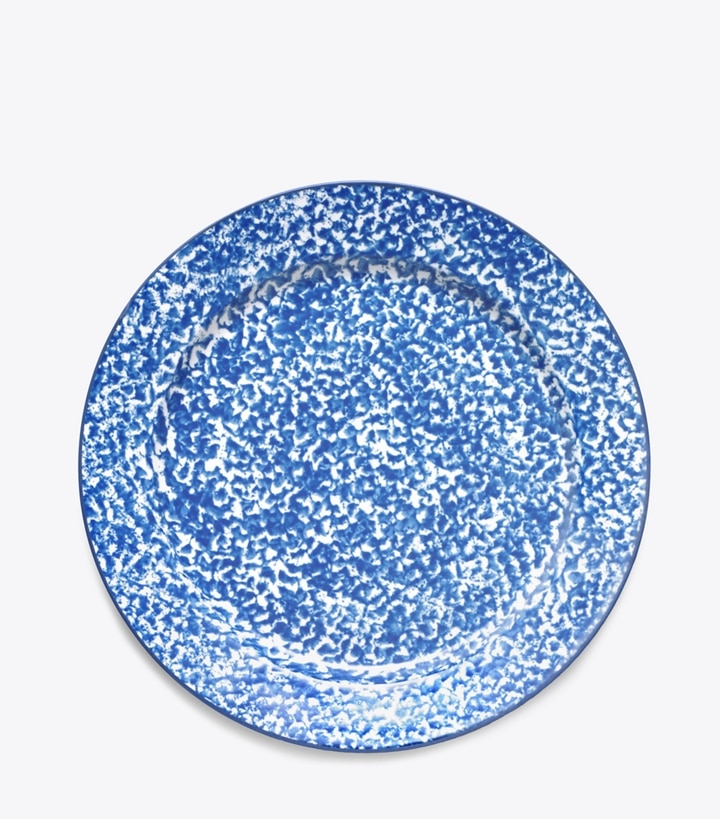 Tory Burch designer vaisselle Spongeware Dinner Plate, Set Of 2 in Sponge front