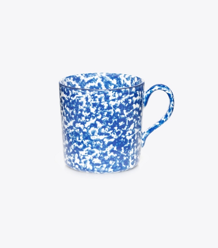 Tory Burch designer tabletop & drinkware Spongeware Mug, Set of 4 in Sponge front
