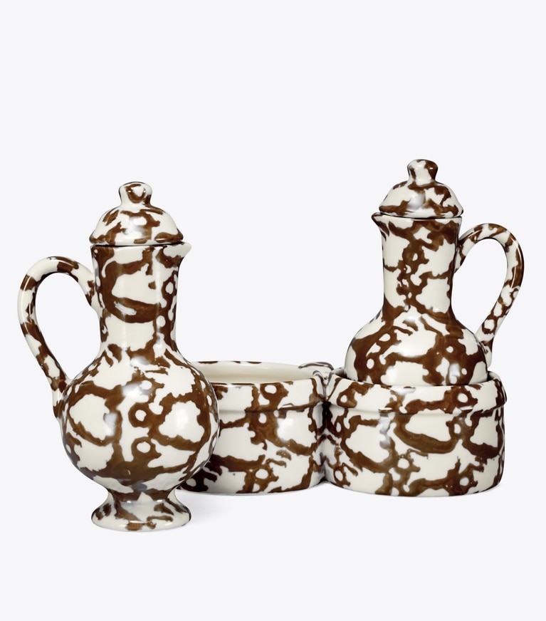 Spongeware Oil & Vinegar Set
