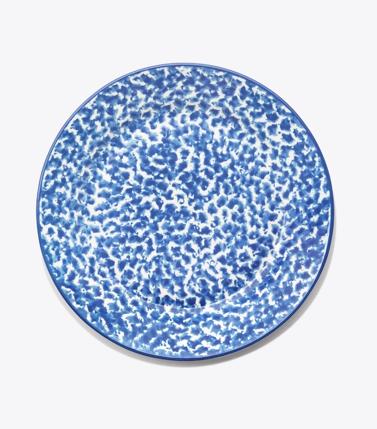 Tory Burch designer tabletop & drinkware Spongeware Salad Plate, Set of 4 in Spongeware front