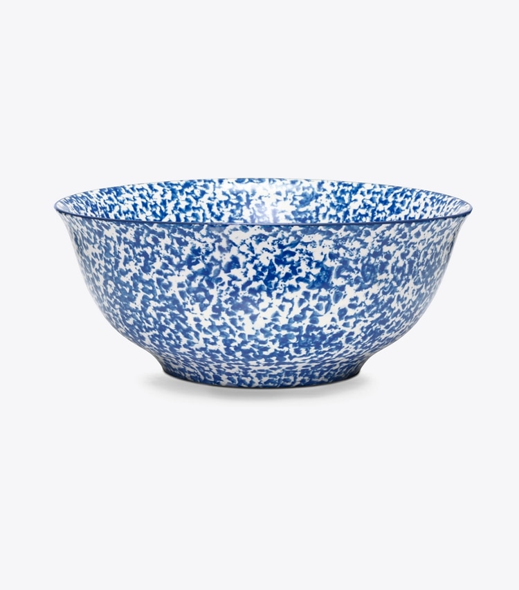 Tory Burch designer tabletop & drinkware Spongeware Serving Bowl in Sponge front