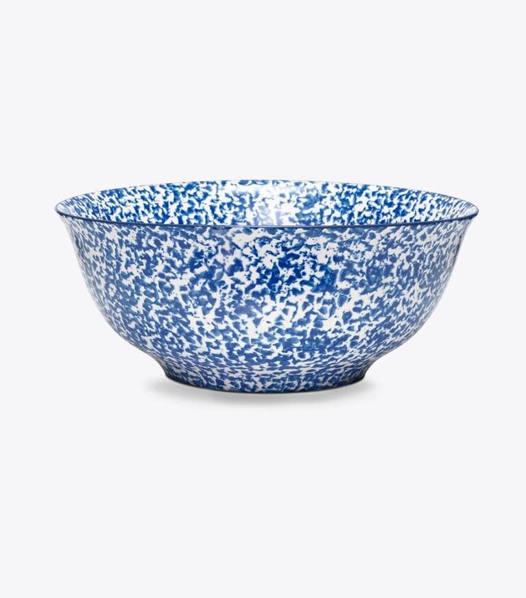 Tory Burch designer tabletop & drinkware Spongeware Serving Bowl in Sponge front