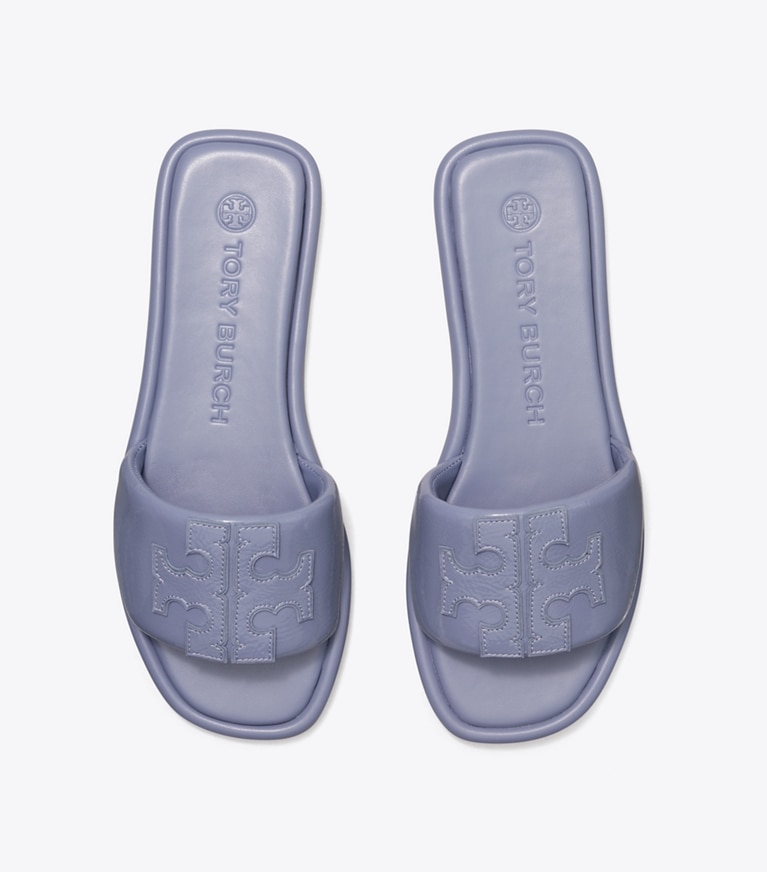 Tory Burch designer sandalen Sportslide mit Doppel-T in DARK LOTUS  angle