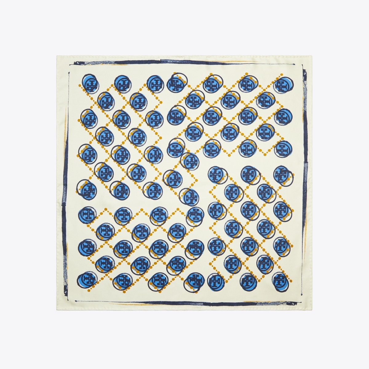 Stamped T Monogram Neckerchief: Women's Designer Scarves