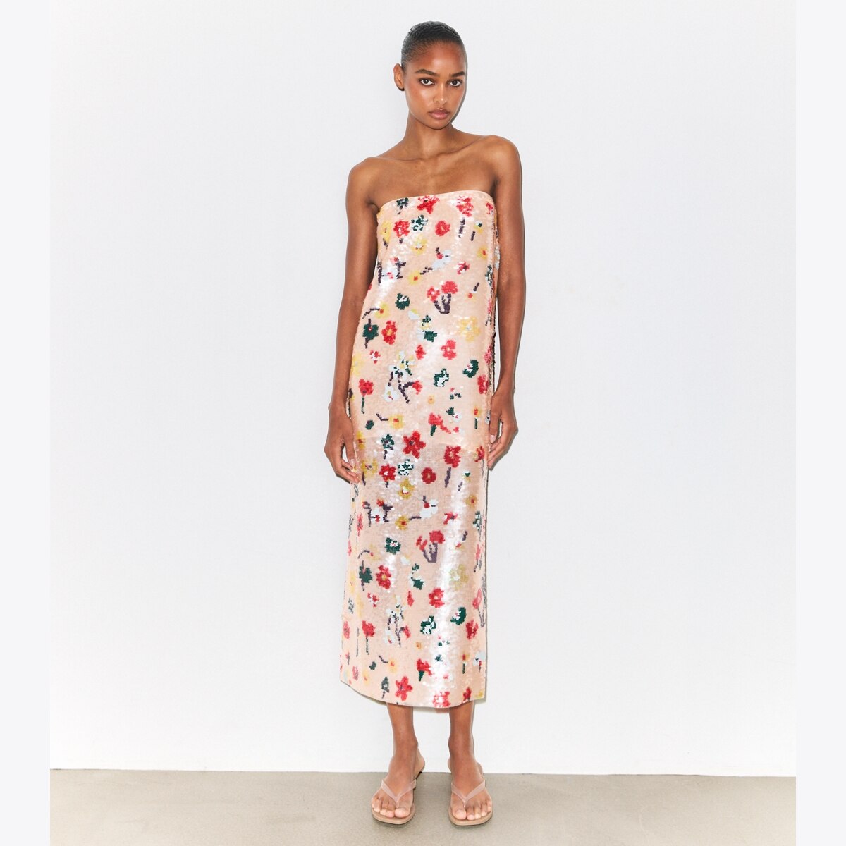 tory burch black sequin dress Tory Burch Women's Sequin Slip Dress in Dark Scarlet, Size 12
