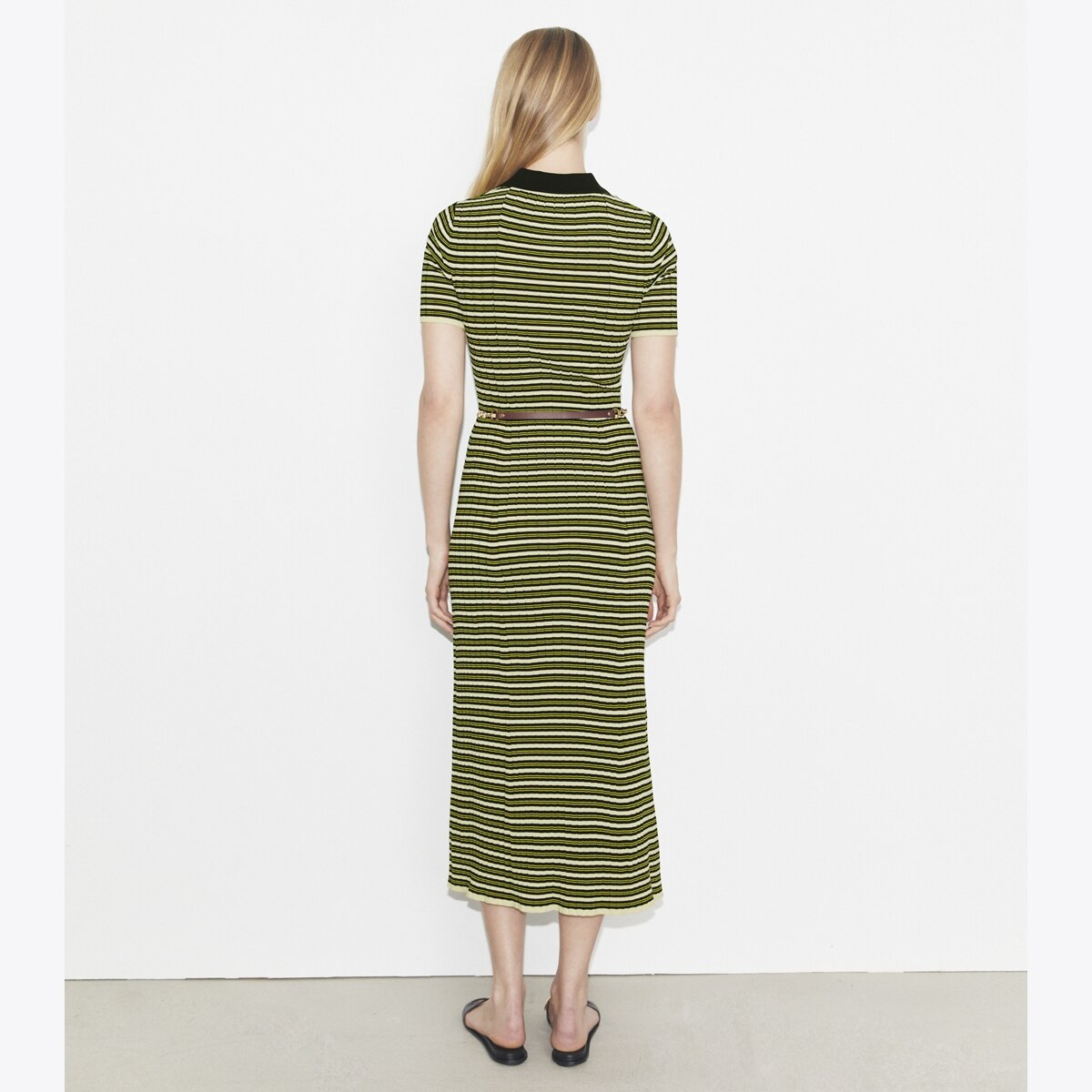 stripe-knit-polo-dress-on-