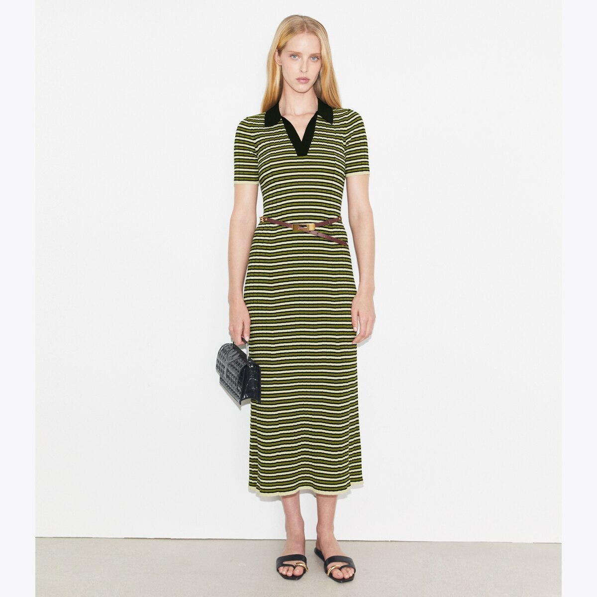 Tech Knit Polo Tank Dress: Women's Designer Dresses | Tory Sport