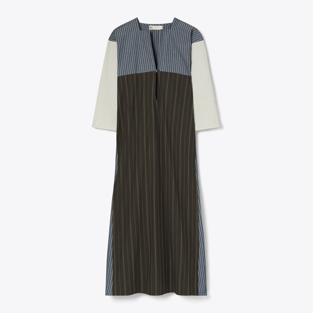 ☆要在庫確認☆ Tory Burch Grey Kaftan With Contrasting trim 可愛い柄♪】Tory Burch Grey Kaftan With Contrasting trim