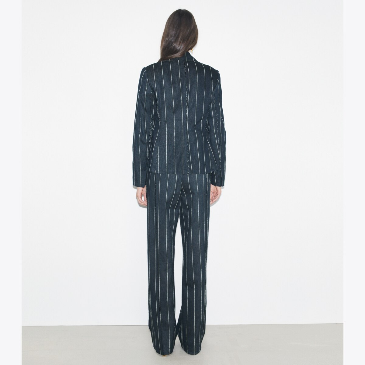 Striped Cotton Blazer: Women's Designer Jackets | Tory Burch