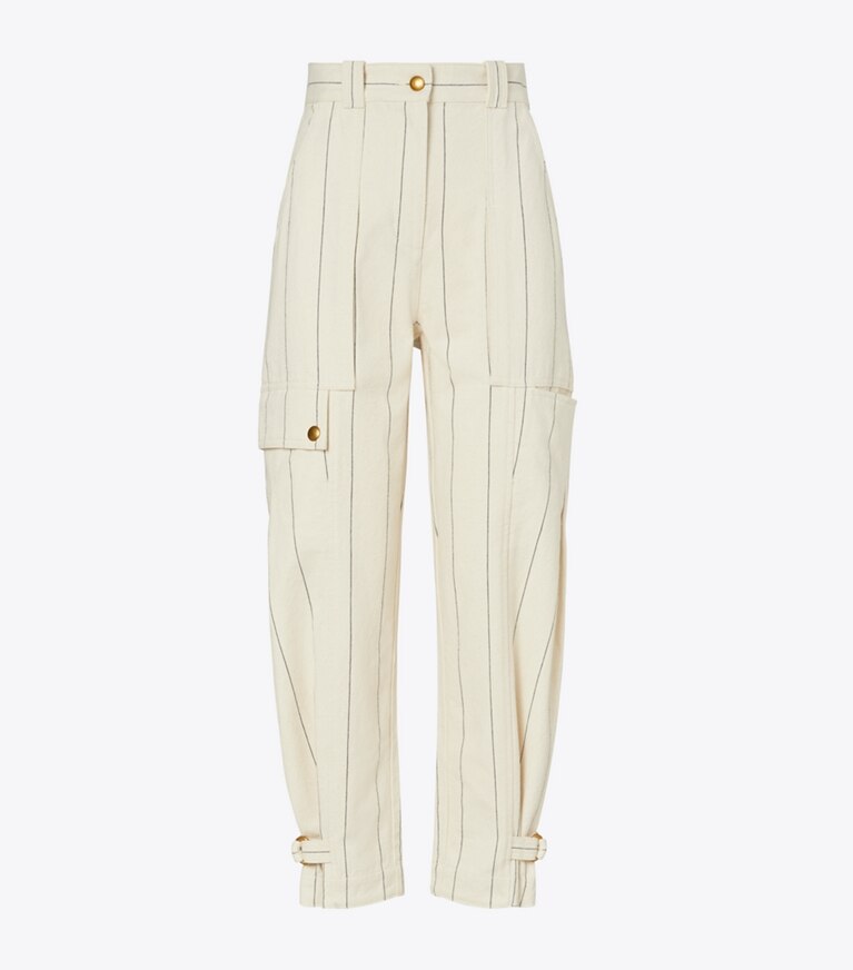 Tory burch striped on sale pants