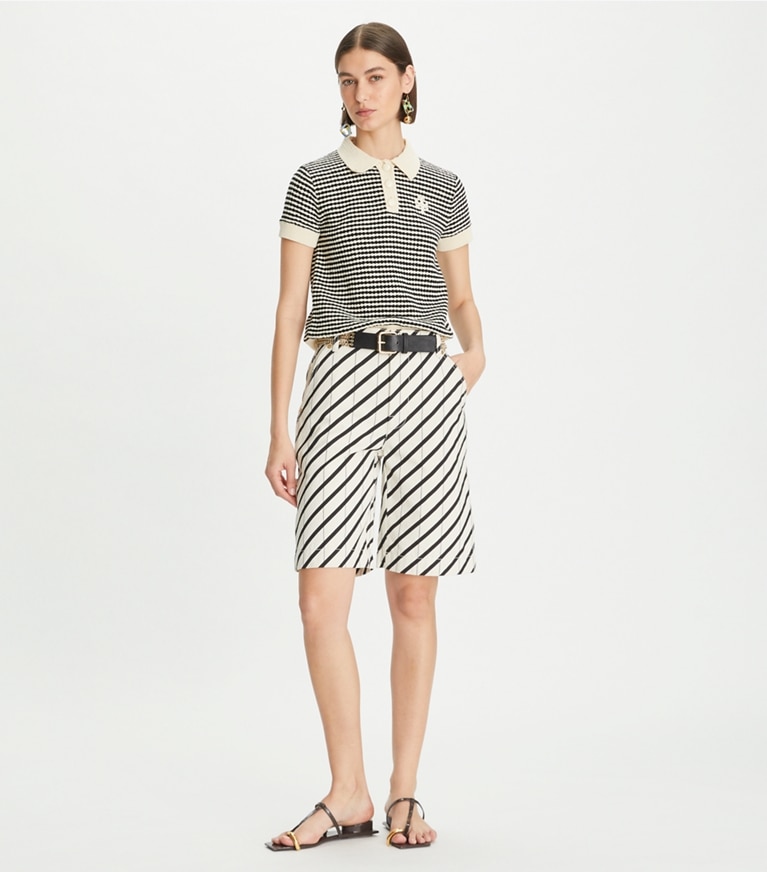 Tory burch sales striped polo dress