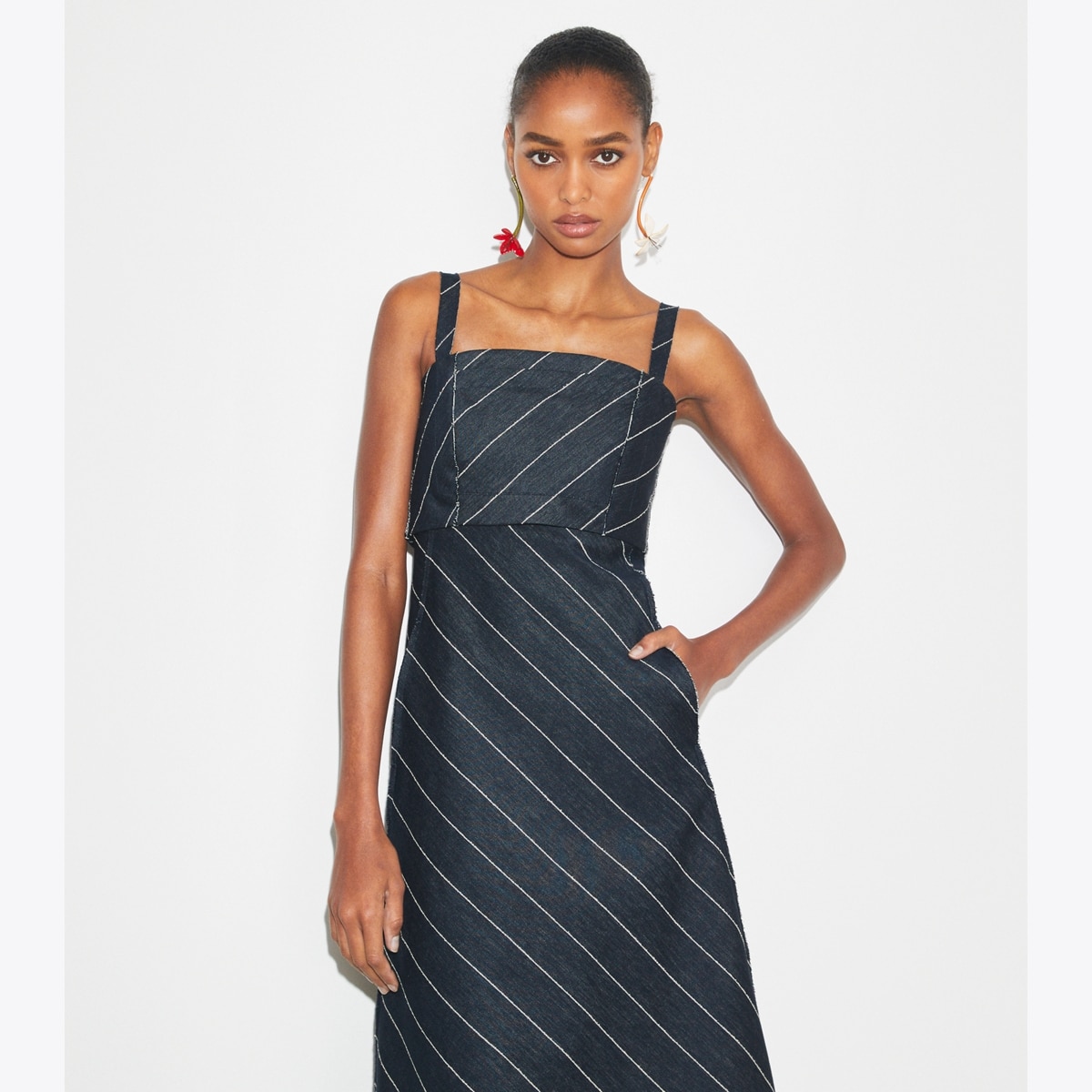 ワンピース Tory Burch FW24 COTTON EYELET DRESS (160091 100) COTTON EYELET DRESS, White | Tory Burch KW