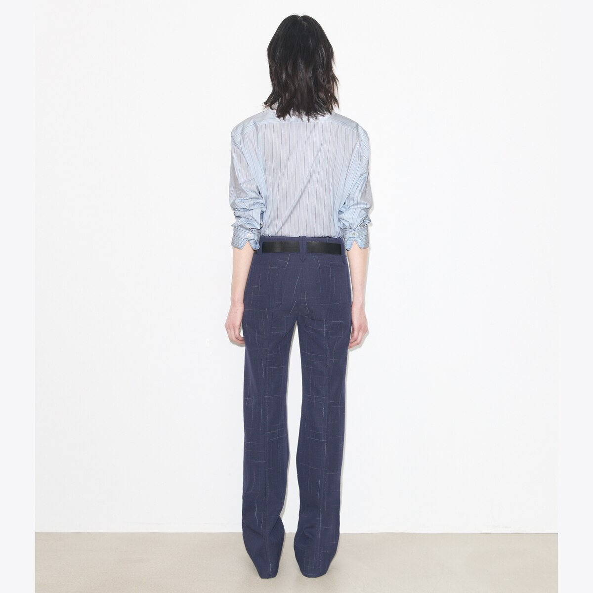 STRIPED COTTON SHIRT - thumbnail 5