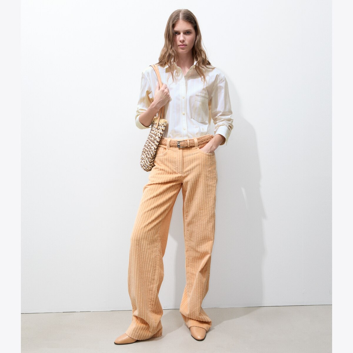 STRIPED COTTON SHIRT - thumbnail 3