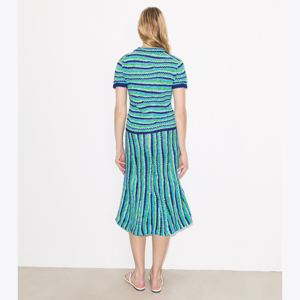 STRIPED COTTON SKIRT - thumbnail 3