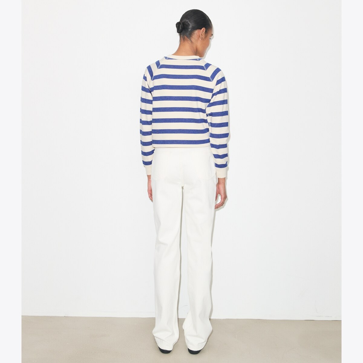 STRIPED COTTON SWEATSHIRT - thumbnail 5