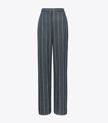 【送料&関税込】Tory Burch Stretch Wool Trousers Wool And Cotton Pant: Women's Clothing | Bottoms | Tory Burch EU