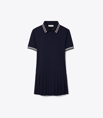 Pick Stitch Stretch Polo Dress: Women's Designer Dresses | Tory Burch Pick Stitch Stretch Polo Dress: Women's Designer Dresses | Tory Burch