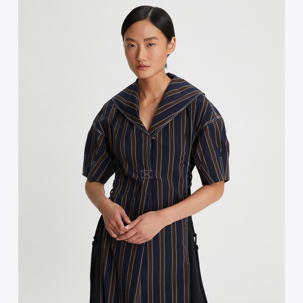 Striped Sailor Dress: Women's Designer Dresses | Tory Burch