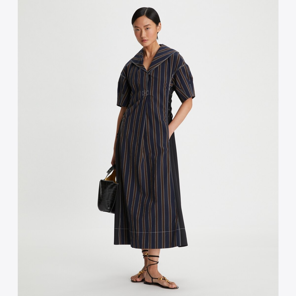 美品】トリーバーチ ダイヤモンド トップステッチ セーラー
