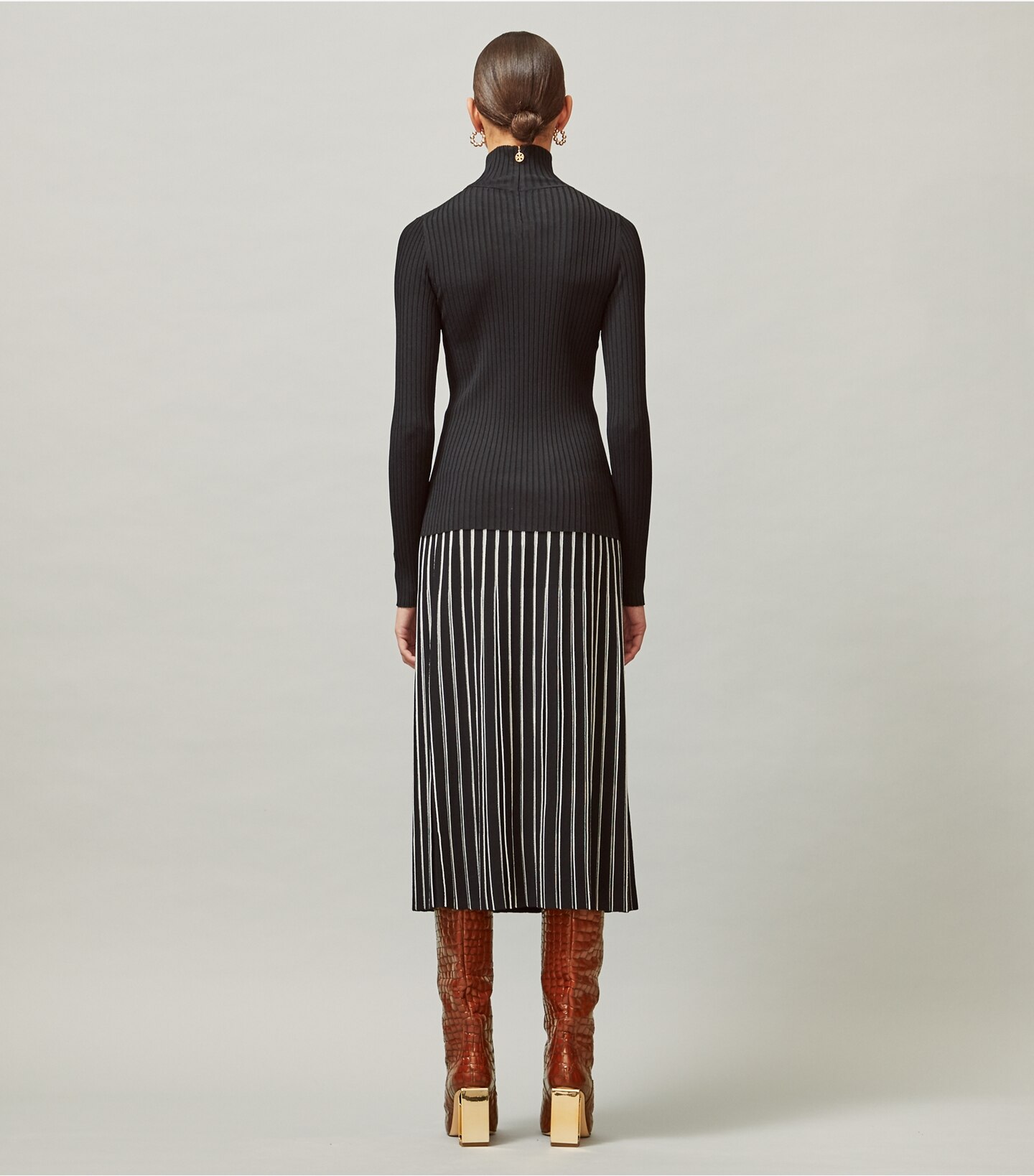 Striped Sweater Skirt
