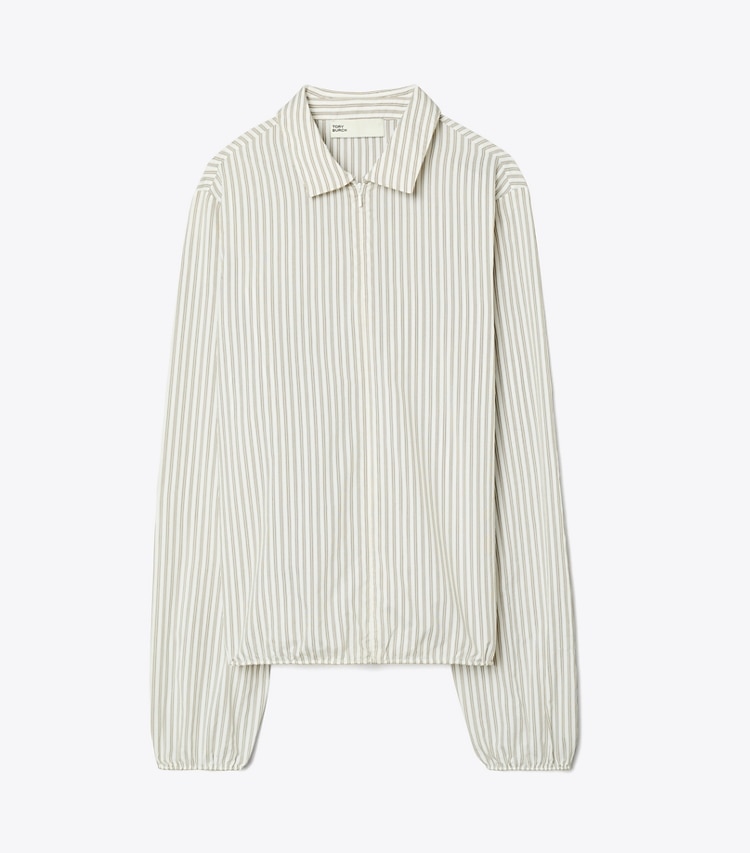 Tory Burch designer tops Striped Top in White Stripe front