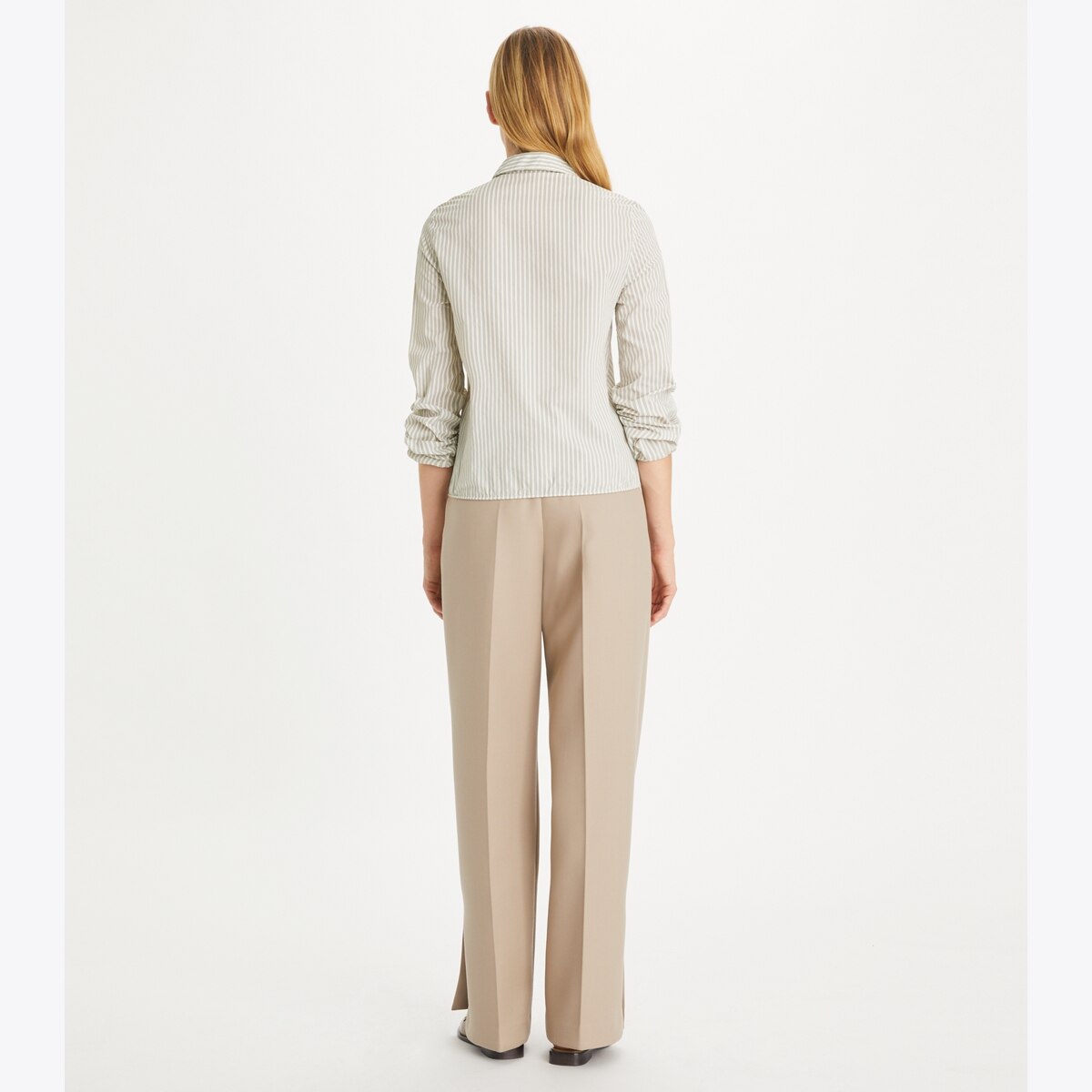 Tory Burch - TORY BURTH  フリルトップス Ruffle Neck Top: Women's Designer Tops | Tory Burch