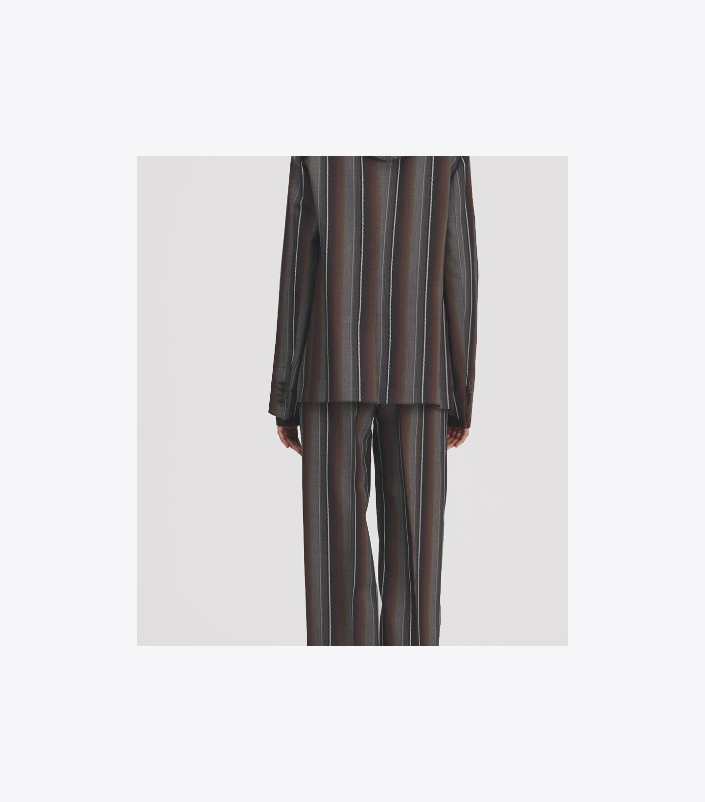 Striped Wool Jacquard Jacket