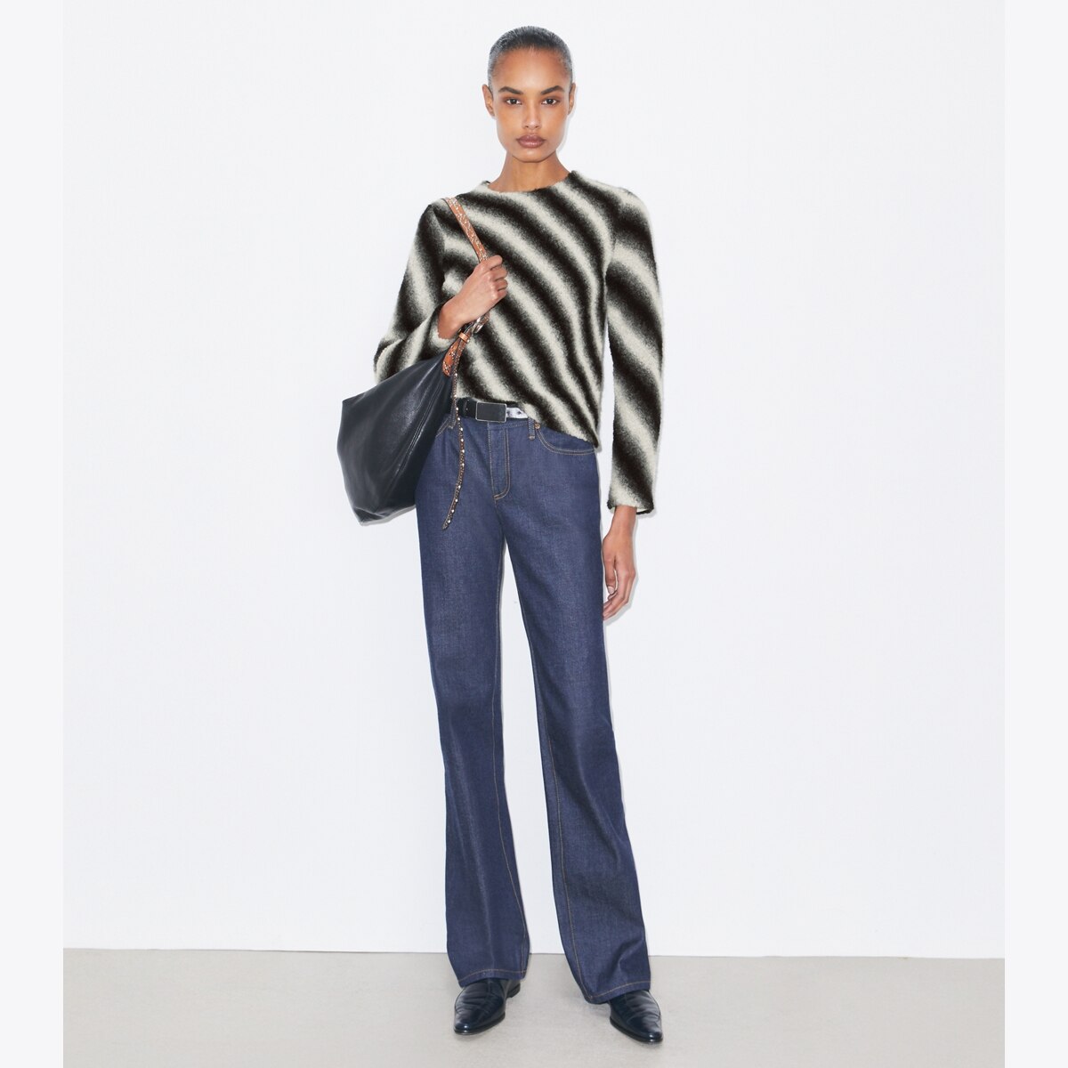 STRIPED WOOL SWEATER - thumbnail 3