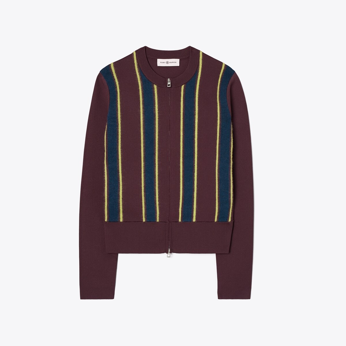 Striped Zip Front Cardigan: Women's 