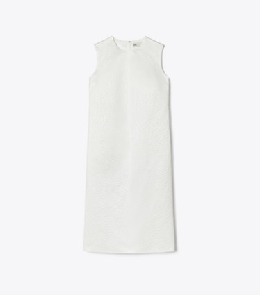 Tory Burch designer kleider Strukturiertes Kleid in White front