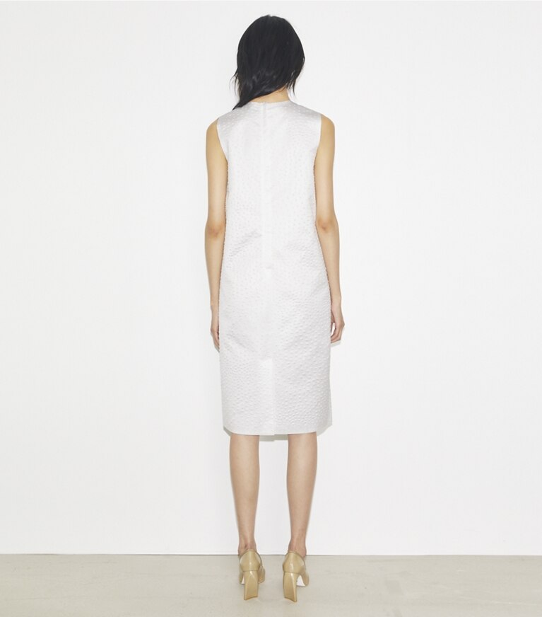 Tory Burch designer kleider Strukturiertes Kleid in White front