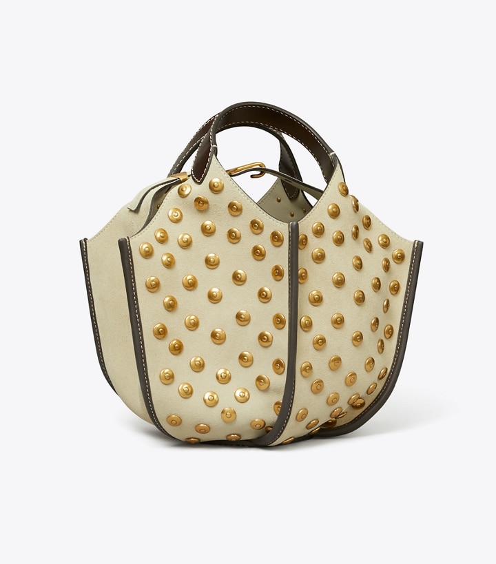 Studded Suede Lampshade Bag: Women's Designer Crossbody Bags | Tory Burch