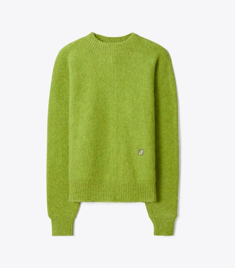 Tory Burch diseñador jerséis Suéter de lana en Avocado frente