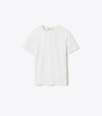 Cotton Rib T-Shirt: Women's Clothing | Tops | Tory Burch UK
