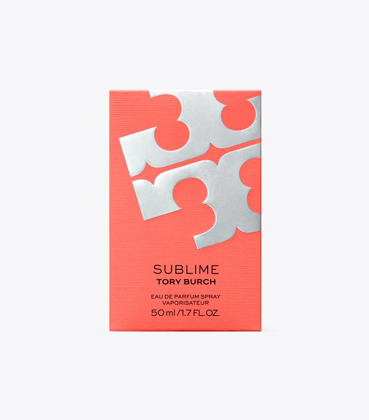 Tory Burch designer perfume Sublime Eau de Parfum 50ml in SUBLIME RED detail