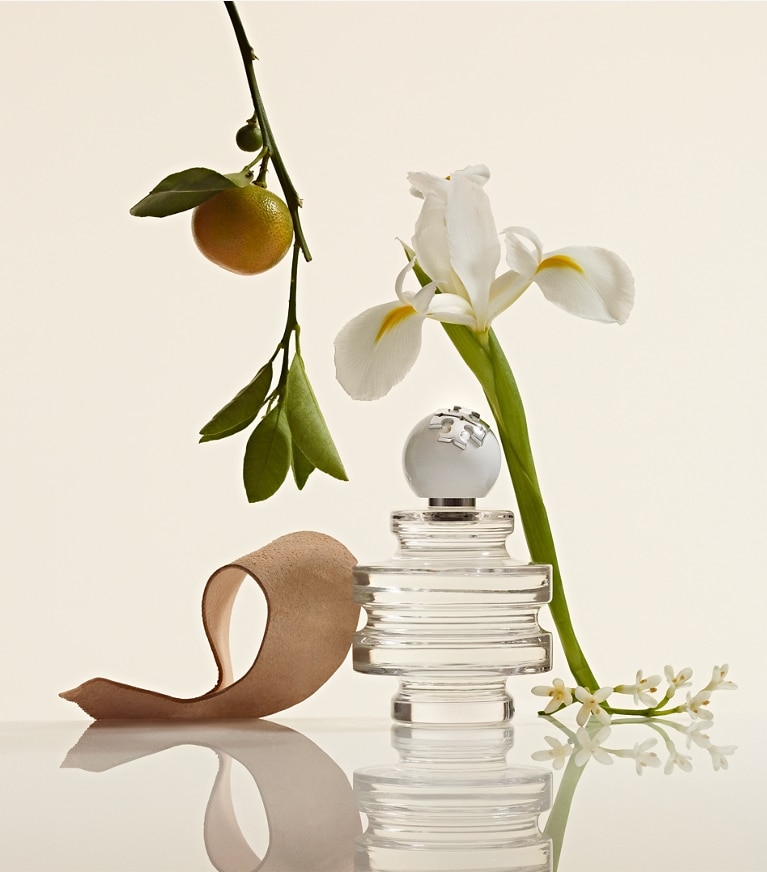 Tory Burch designer perfume Sublime Eau de Toilette 50ml in SUBLIME SILVER editorial