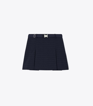 Tory Burch - トリースポーツ　ゴルフ　スカート　ネイビー　XL ロゴテープ ナイロン ゴルフスカート: レディース ボトムス