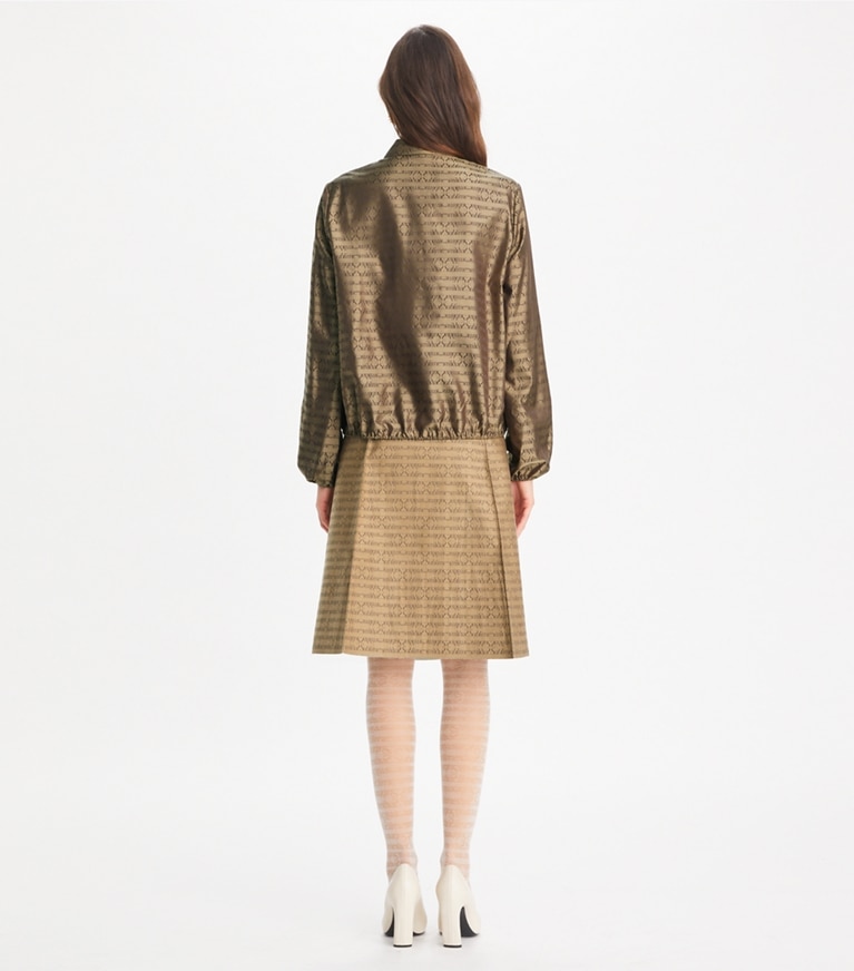 Tory Burch designer oberteile Sublime Jacquardhemd in Beige Sublime front