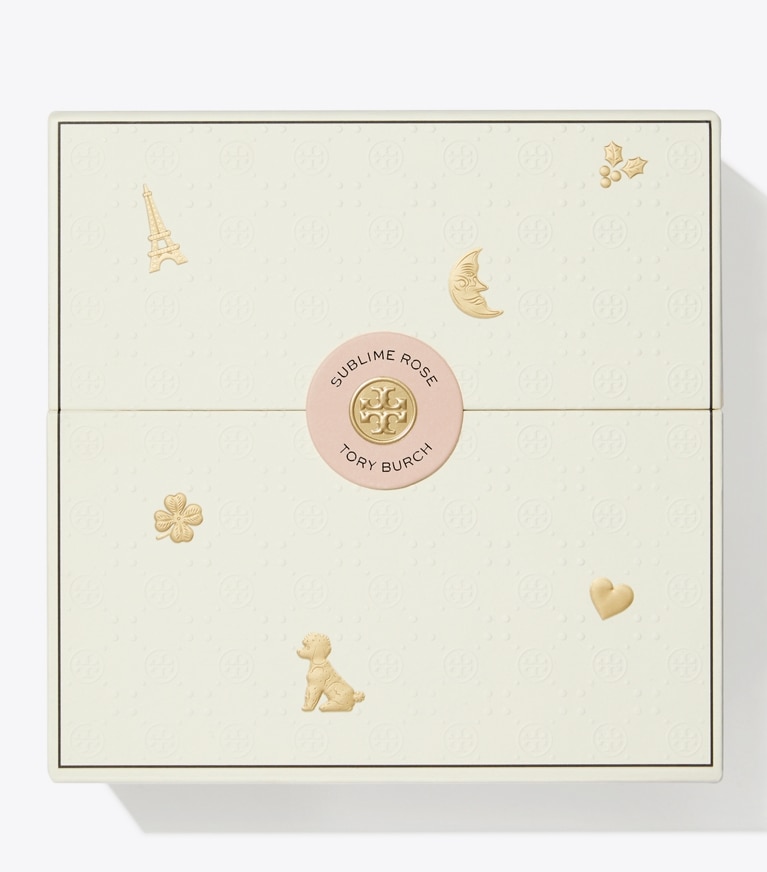 Tory Burch designer perfume Sublime Rose Charm Gift Set in SUBLIME ROSE PINK front