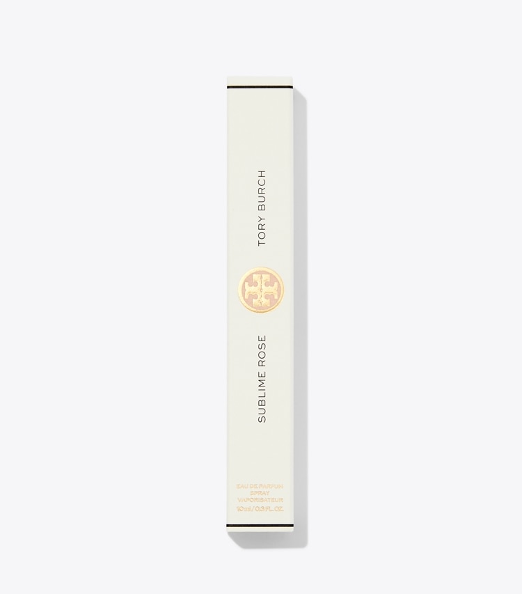 Tory Burch designer perfume Sublime Rose Eau de Parfum Travel Spray 10ml in SUBLIME ROSE  detail
