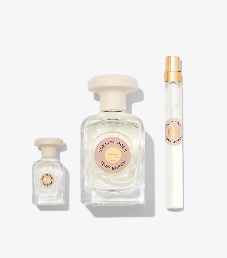 Tory Burch designer perfume Sublime Rose Gift Set in SUBLIME ROSE PINK front